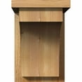 thumbnail image 2 of 8"W x 12"D x 12"H Huntington Rough Sawn Corbel w/Backplate, Western Red Cedar, 2 of 9