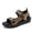Brown, variant on Kids Boys Orthopedic Walking Sandals Arch Support Recovery Sport Outdoor Hiking Water Sandles Thick Athletic Cushion Comfortable Grey 8-9 Years