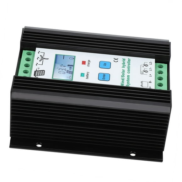 Controlador Híbrido Eólico Control Solar Inteligente Regulador Digital de Carga de Refuerzo Para Generación de Energía Sostenible
