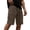 ZA-Brown shorts men, variant on Men's Classic Cargo Shorts Cotton Work Shorts Multi Pocket Loose Fit Casual Outdoor Hiking Shorts for Men Purple M