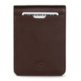 thumbnail image 3 of Vaultskin Manhattan Slim RFID-Blocking Leather Bifold Wallet, Brown, 3 of 7