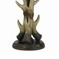 thumbnail image 2 of Benjara BM223611 100 Watt Table Lamp with Buckhorn Design Body and Bell Shade, Brown, 2 of 5