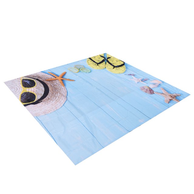 Cortina de ducha impermeable, cortina de ducha con patrón de playa, cortina de baño, accesorios de baño elegantes y modernos Jadeshay A