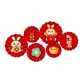 thumbnail image 1 of Abanico de flores de papel para decoración china, manualidades creativas de Año Nuevo para bricolaje en rojo para la vida estilo A, 1 of 8