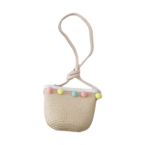 Qarigey Accesorio imprescindible Bolso de hombro con gorra de protección solar Material ligero y transpirable Sombrero para el sol para niños Sombreros Beige bolsa
