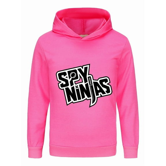 Kids Ninja Kidz Sweatshirt – Youth Hoodie with Cartoon Characters, Long Sleeve Pullover for Boys and Girls