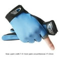 thumbnail image 6 of Fishing Gloves,Breathable Non-Slip Half-Finger/2 Finger Cut Sun Protection Gloves,Moisture Wicking Wear-Resistant Fishing Gear Gloves for Fishing, Cycling, Boating, Surfing, Hiking Cold Hot Applicable, 6 of 9