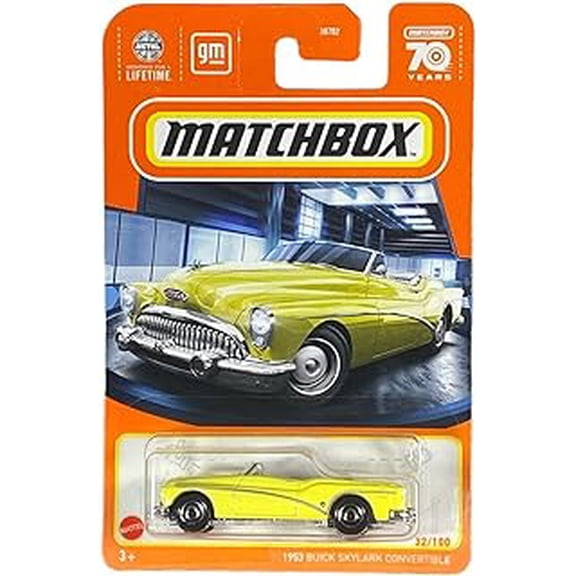Matchbox 1953 Skylark Convertible Yellow 32 of 100