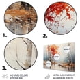 thumbnail image 3 of Designart "Canada Orange Autumn Euphony VII" Landscapes Metal Art Print, 3 of 5