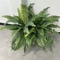 thumbnail image 4 of Fankiway 56cm Artificial Boston Fern Green Silk Cloth Planter, 4 of 8