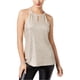 thumbnail image 1 of Blusa de punto con lentejuelas para mujer beige grande I-N-C Tejer, 1 of 1