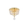 thumbnail image 5 of Elegant Lighting Tranquil 8" 2 Light Royal Crystal Flush Mount, 5 of 9