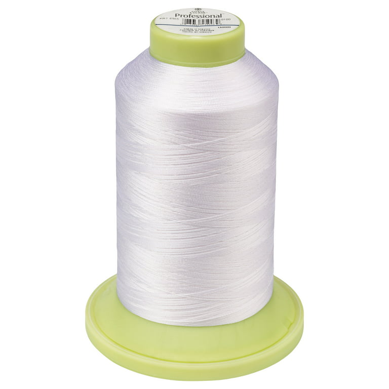 Coats Professional Machine Embroidery Thread 4000yd White