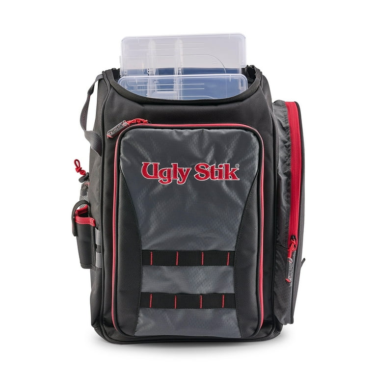 Ugly Stik 3700 Fishing Backpack, Includes Two 3700 Stowaway Tackle