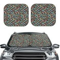 thumbnail image 2 of Yiaed Alphabet Print Car Front Windshield Sun Shade,Foldable Anti-UV Car Sunshade for Front Window for Most Vehicles-Medium, 2 of 5