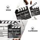 thumbnail image 3 of GAXIRE claqueta de director negra, accesorios para fotos, claqueta de madera para películas, 3 of 4