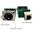 thumbnail image 4 of Ethercon Rj45 Chassis Socket,D-N8FDP RJ45 Feed/Pass Panel Mount Jack,D Series Cat5 Vertical Panel-Mount Connector, 4 of 6