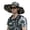 CE1, variant on AWZXDE Summer Hat Solar Fan Breathable Wide Brim Outdoor Sun Shield Cap Lightweight Ventilated Design Bucket Hat