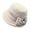 Beige, variant on Certgust Under $10 Summer Sales Bucket Hat Women Blend Cloche Bucket Hat Bow Decor Dress Hat Pleated Short Brim Fashion Hat for Ladies Fall Winter Daily Wear