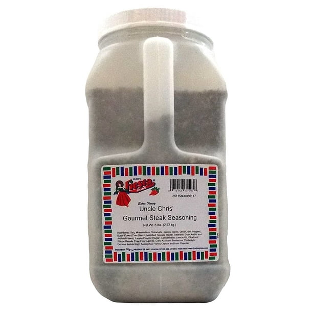 Bolners Fiesta Extra Fancy Uncle Chris Gourmet Steak Seasoning, 6 Lb.