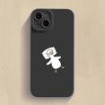 thumbnail image 3 of Cute Cartoon Lying Flat Duck Phone Case For iPhone 15 Pro Max 11 12 Mini 13 14 Pro Max X XS XR 7 8 14 15Plus Soft Silicone Cover, 3 of 5