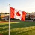 thumbnail image 6 of Canada Flag Color and Fade Proof, Canvas Header and Double Stitched, Canadian National Flags with Brass Grommets, Outdoor Indoor Banner, Patriotic Decor for Home, 6 of 6