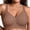 A1_Coffee, variant on Women's Supportive Wireless Push-Up Bra Full Coverage Seamless Comfort No Underwear Lift Bralette Plus Size Lift Bust Shaping Bra Wide Strap Everyday Underwear for Older Women Beige L