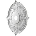 thumbnail image 4 of Ekena Millwork 22"OD x 3 1/2"ID x 1"P Attica Thermoformed PVC Ceiling Medallion (Fits Canopies up to 7 3/4"), Aged Dark Steel, 4 of 5