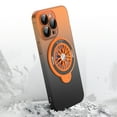 thumbnail image 2 of Gyro Stand Bracket Magnetic Phone Case for iPhone 16 Hollow Stand Designed Lens Camera Protection Wireless Charging Anti-Fall Kickstand Shockproof Anti-fall Cover for iPhone 16,Orange, 2 of 10