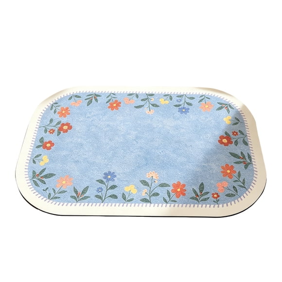ZZHZGZ Clearance Sale Bathroom Carpet Printed with Soft and Absorbent Fine Fiber and Quick Drying Bath Mat Suitable for Bathroom Flooring Bathtub and Shower