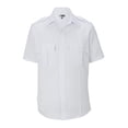 thumbnail image 1 of Ed Garments Durable Short Sleeve Security Shirt, WHITE, XXXXXX-Large Tall, 1 of 1