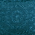 thumbnail image 4 of Better Trends 20"x 36" King Pillow Sham 100% Cotton Pillow Cover Medallion Design Machine Washable (Teal) Rio Collection, 4 of 5