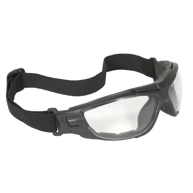 CRESTIN- Radians Cuatro 4-In-1 Clear/Anti Fog Safety Glasses Hybrid Goggles Foam Padded