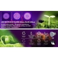 thumbnail image 2 of Lámpara hidropónica para cultivo de flores y vegetales, 3 W, 4 W y 5 W, E27, E14, MR16, GU10, 48 LED, 60 LED y 80 LED, 2 of 8