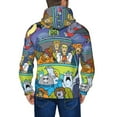 thumbnail image 6 of Saiise Scooby-Doo Bs Mens Zip Up Hoodie Long Sleeve Full-zip Hooded Sweatshirt Pullover With Kangaroo Pocket S-3XL, 6 of 6