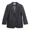 thumbnail image 2 of Chaquetas casuales de mujer de manga larga frente abierto elegante color sólido trajes abrigo S Yinane Chaqueta informal para mujer, 2 of 8