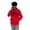 Red, variant on Men's Drip Patched Fleece Pullover Hoodie JK5042 - Red - 5X-Large
