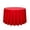 Red, variant on Lpmadey Round Satin Tablecloth 47 in, Wrinkle Resistant Table Cover for Wedding Banquet Party Dining, 8 Colors