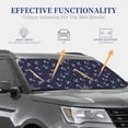 thumbnail image 4 of Xecao Anchor for Foldable Car Sun Shades (2-Pack) offer sun protection with an easy-fold design for convenient windshield shading., 4 of 7