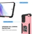 thumbnail image 2 of FIEWESEY for Samsung Galaxy A73 5G Phone Case Military Grade Drop Rugged Cover Anti-Scratch Protective 360° Rotate Kickstand Sturdy Shockproof Phone Cover for Samsung Galaxy A73 5G(Rose Gold), 2 of 7
