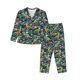 thumbnail image 1 of Balery Dinosaur Plays Soccer Conjunto de Pijama con Estampado para Mujer, Conjunto de Dos Piezas con Manga Larga, Ropa de Dormir Suave con Bolsillos, Pijamas Cómodos-X-Large, 1 of 6