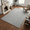 Gray & White, variant on WANLISELL 6' x 9' Washable Rugs, Modern Area Rugs for Living Room, Large Indoor Accent Rug Carpet for Bedroom Playroom Dining Room Office, Pure White