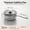 C, variant on Orangide Titanium Pan No Coating Nonstick, Saucepan with Lid, Durable Healthy Cookware Compatible with Induction Gas Electric Glass Stovetops