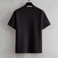 thumbnail image 6 of COSFO Short Sleeve Big and Tall T Shirts for Men Casual Black Jacquard Shirt Crew Neck Classic Fit Summer Mens Shirts L, 6 of 9