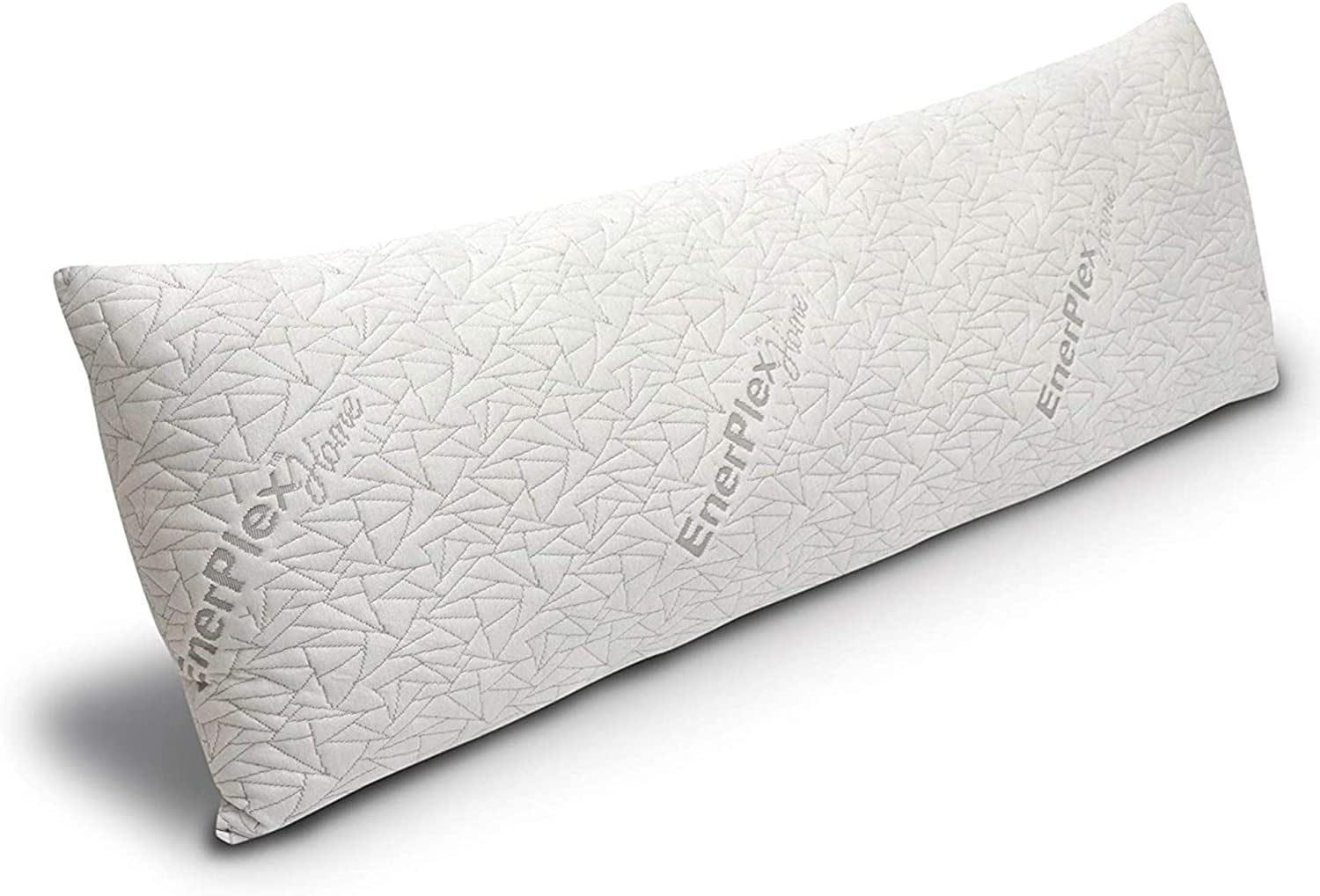 EnerPlex NeverFlat Body Pillow, CertiPURUS Certified Adjustable Shredded Memory Foam Luxury