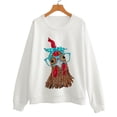 thumbnail image 3 of Birdeem Mode Femmes Décontracté Col Rond Motif Animal Coq Manches Longues Hauts, 3 of 6
