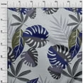 thumbnail image 3 of oneOone Polyester Spandex Gray Fabric Tropical Leaf Sewing Craft Projects Fabric Prints By Yard 56 Inch Wide, 3 of 4