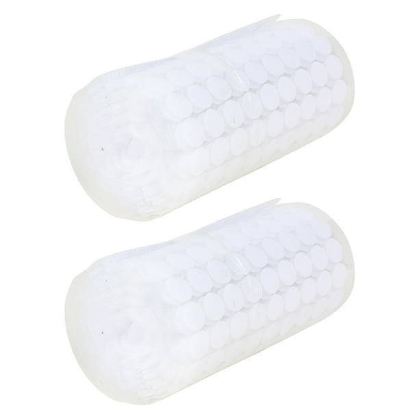 Sticky Back Hook and Loop Self Adhesive Dots 450 Pairs 0.39" 2Roll