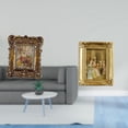 thumbnail image 2 of Marco de fotos floral de resina tallada a mano con frente de cristal, soporte de fotos antiguo para mesa, montaje en pared, oficina, dormitorio, decor, 2 of 8