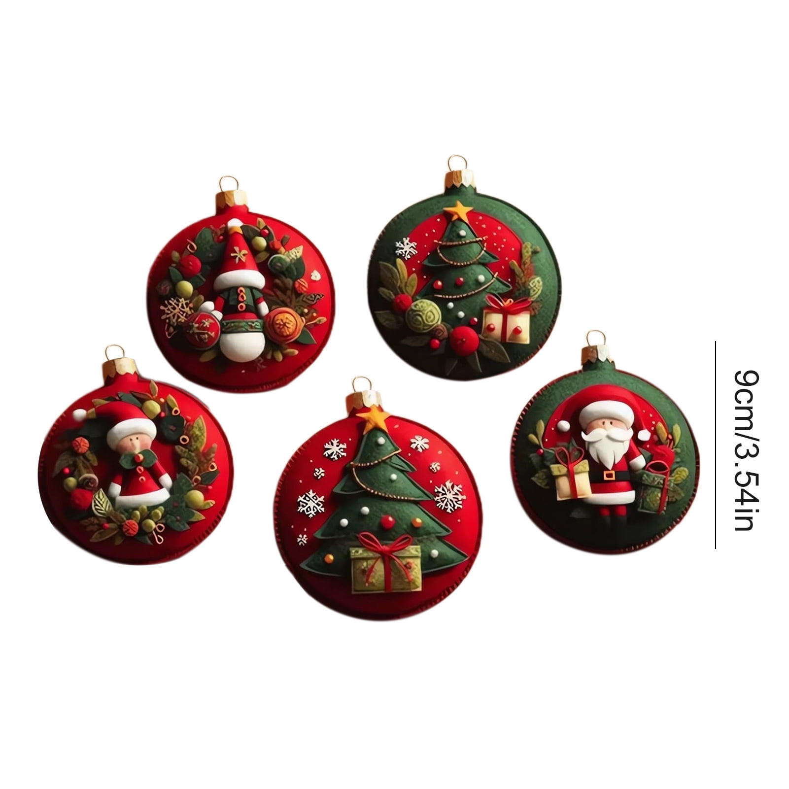 Dserfhy DIY Christmas Felt Patch Kit Holiday Craft Set with Pre-Cut Felts Sheet Handmade Fabric Sewing Crafting Supplies for Tree Home Decor